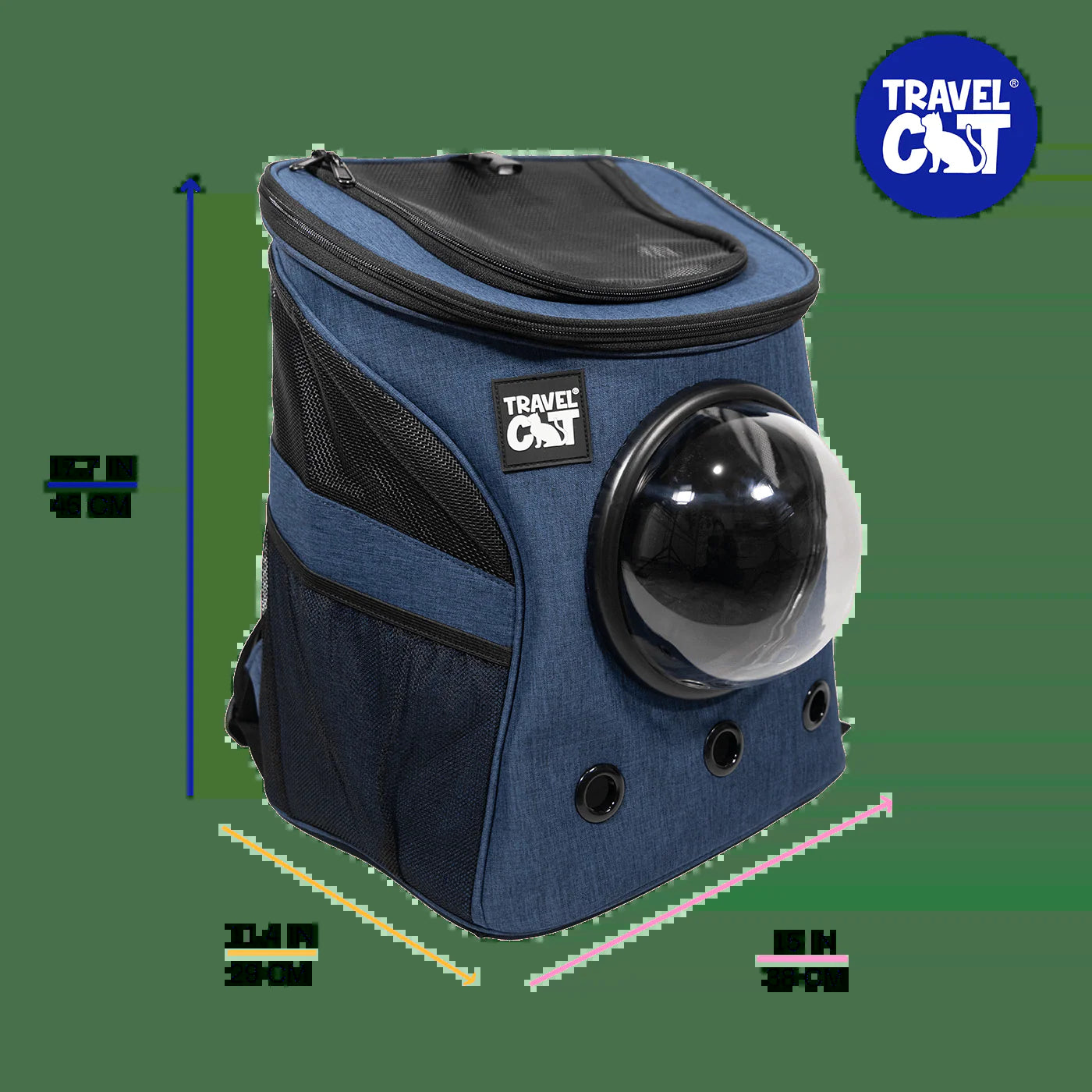 "The Fat Cat" Cat Backpack - for Larger Cats