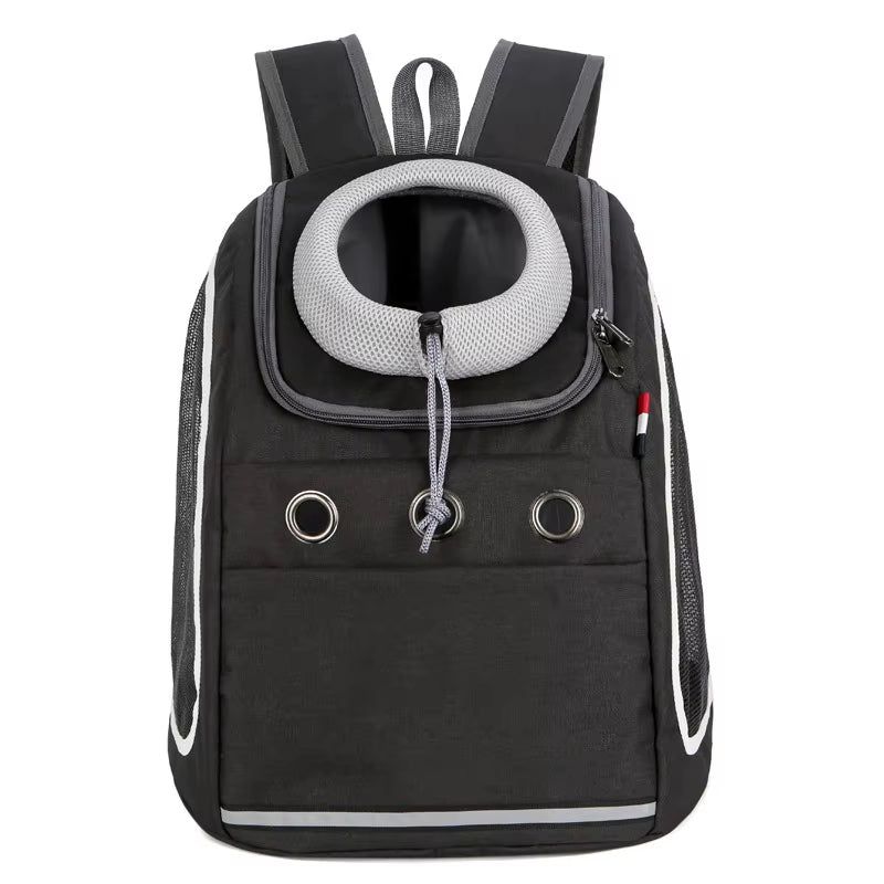 Travel Pet Backpack Foldable Portable Breathable Pet Bag for Outdoor Travel Cat and Dog Backpack Made of Oxford Cloth Material