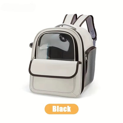 1PCS Pet Backpack Outdoor Large Cat Backpack Transparent Capsule Breathable Carrying Bag Backpack Cat and Dog Supplies