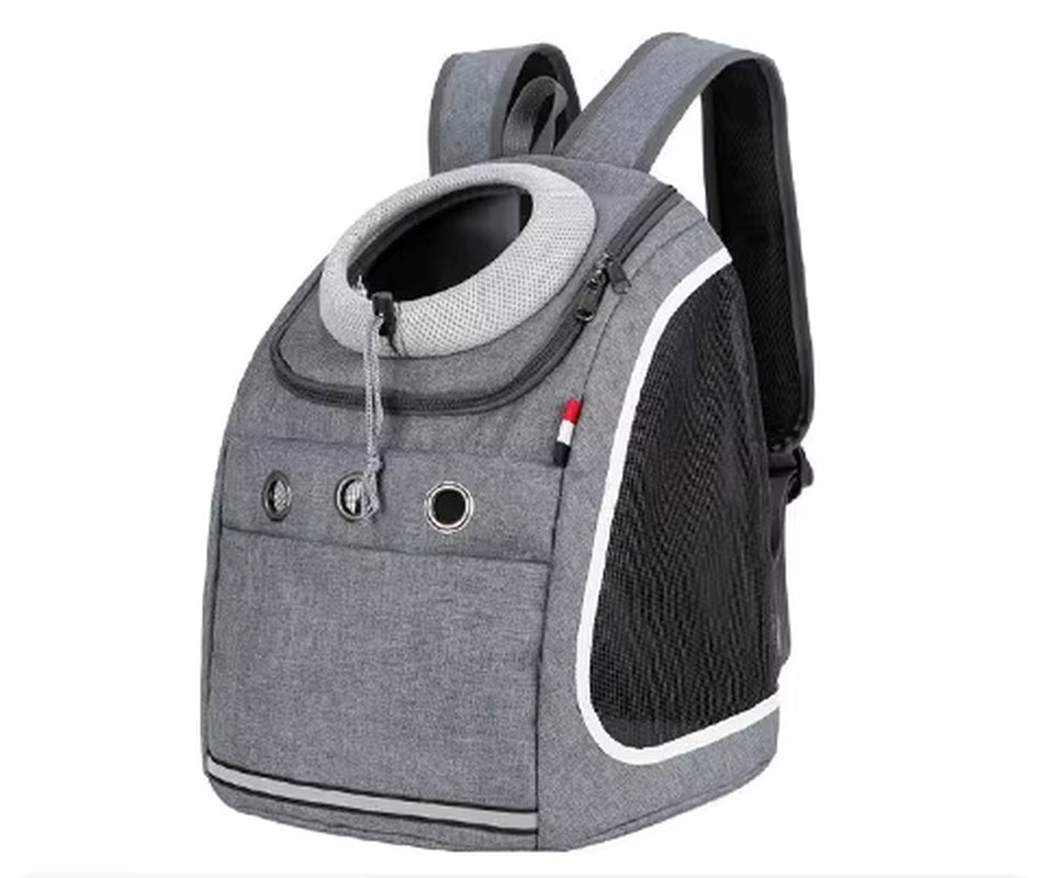 Travel Pet Backpack Foldable Portable Breathable Pet Bag for Outdoor Travel Cat and Dog Backpack Made of Oxford Cloth Material