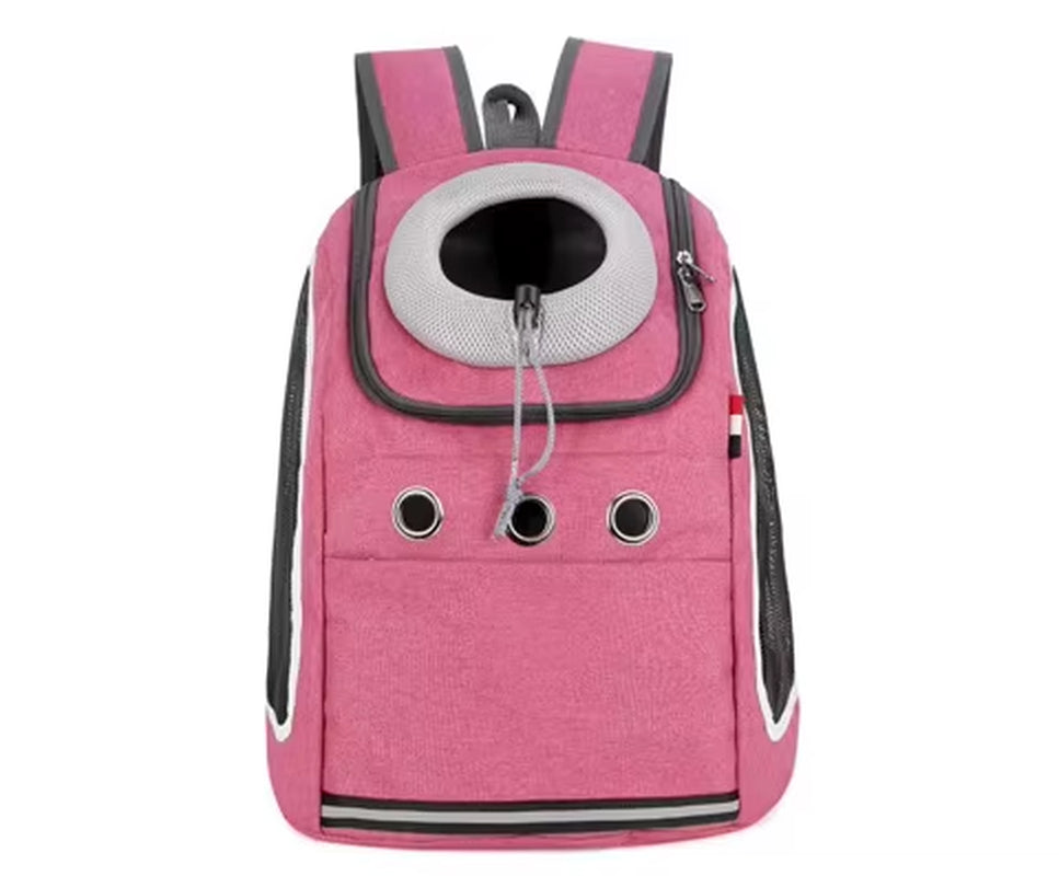 Travel Pet Backpack Foldable Portable Breathable Pet Bag for Outdoor Travel Cat and Dog Backpack Made of Oxford Cloth Material